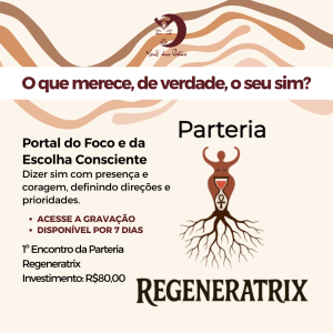 GRAVAÇÃO 1º ENCONTRO PARTERIA REGENERATRIX DE PROJETOS E SONHOS - 3ª Edição | 2026